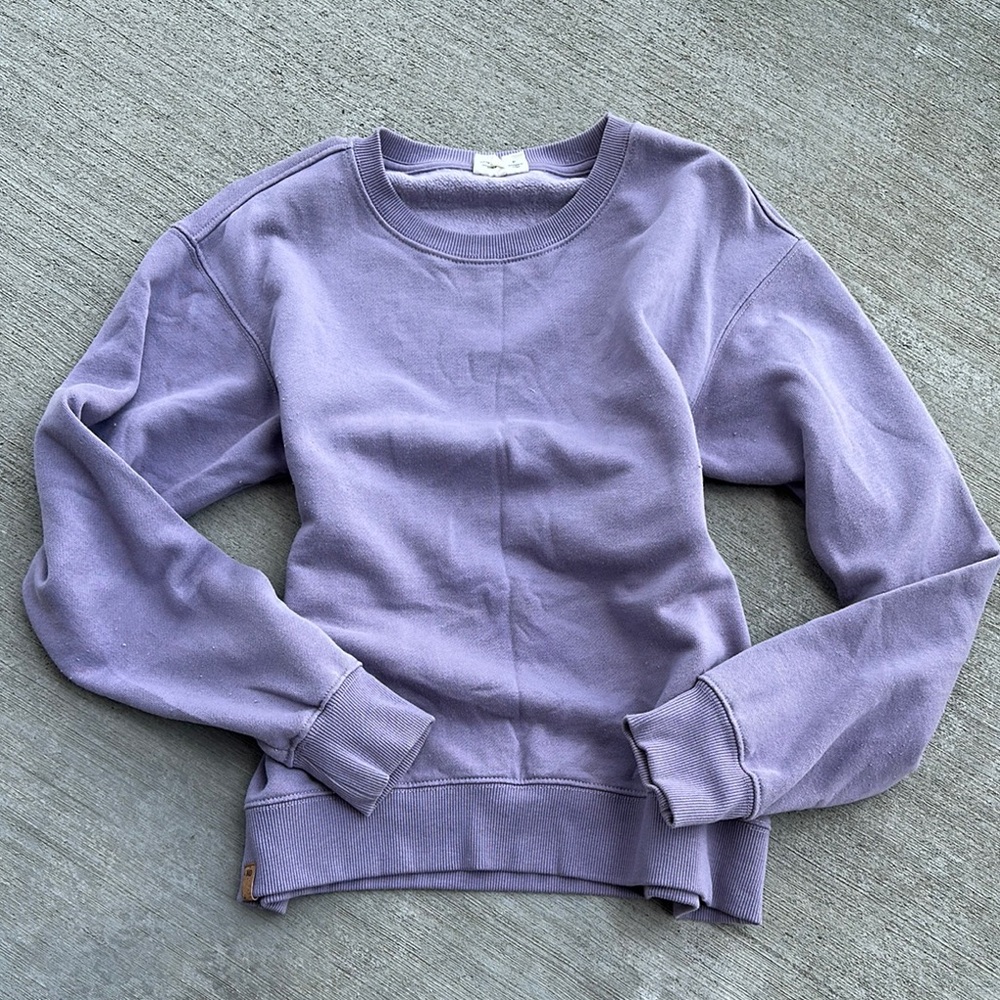 Purple Crewneck Sweatshirt